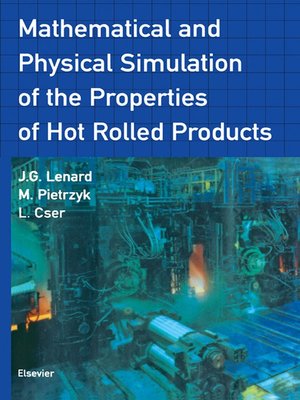 cover image of Mathematical and Physical Simulation of the Properties of Hot Rolled Products